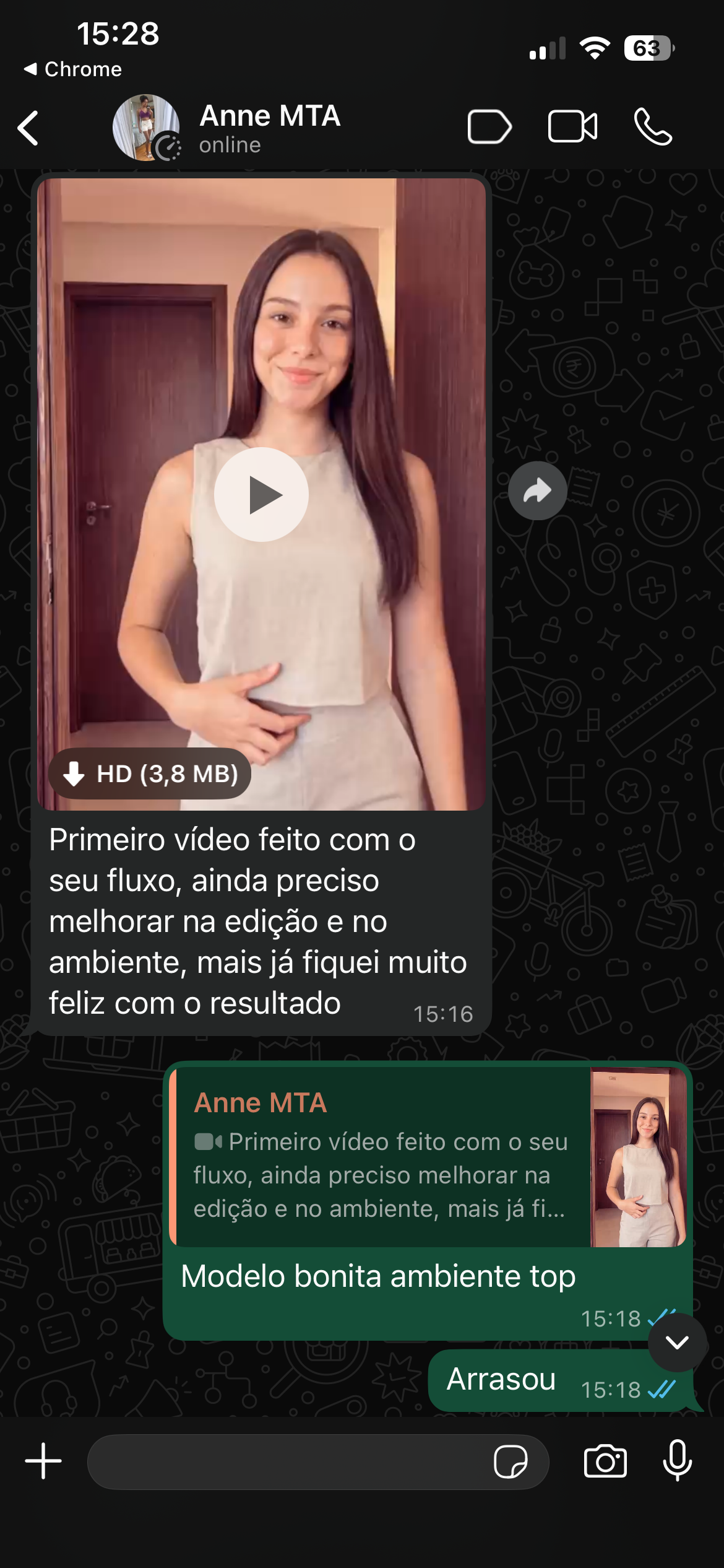 Depoimento de membro da Comunidade MTA
