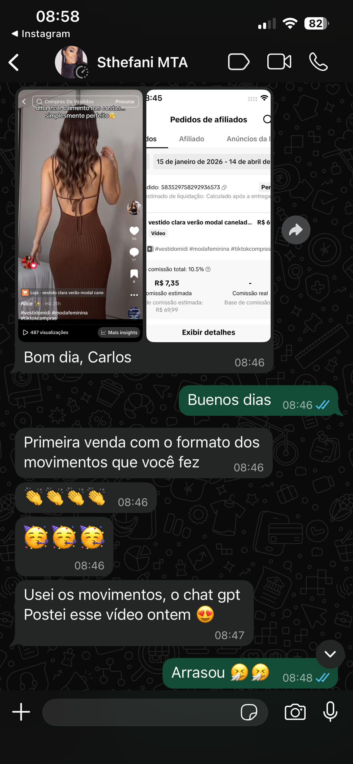 Depoimento de membro da Comunidade MTA